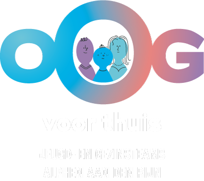 Logo: Oog voor thuis - Jeugd- en gezinsteams Alphen aan den Rijn